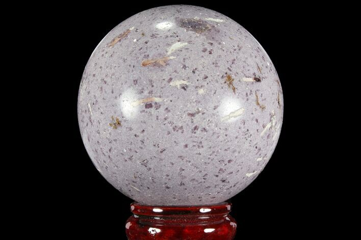 Sparkly, Purple Lepidolite Sphere - Madagascar #94084